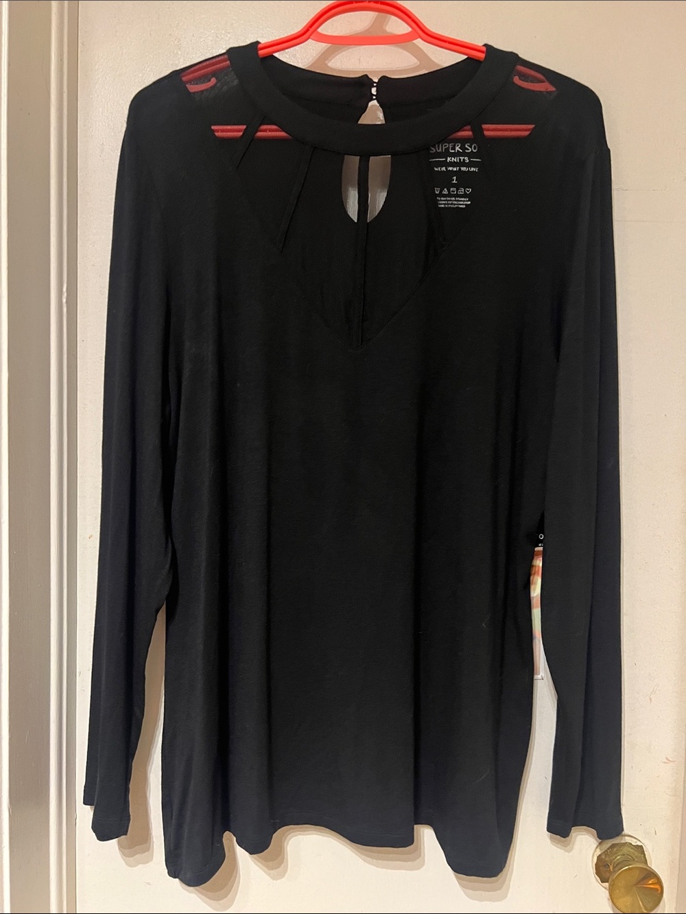 Torrid Mesh Inset Mock Neck